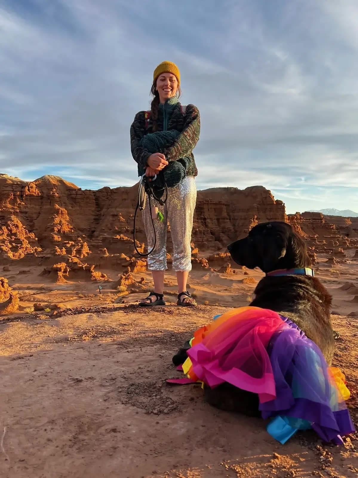 Ellie at Goblin Valley