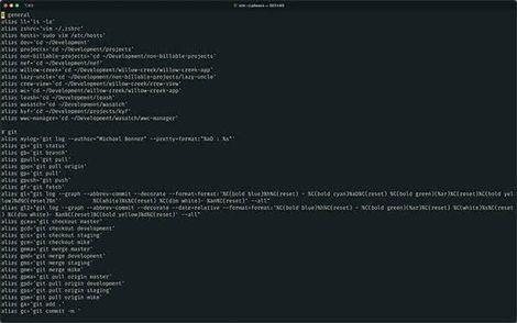 Set up some aliases