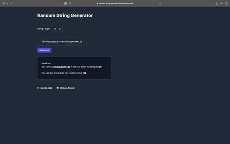 Random String Generator